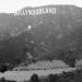 The original Hollywoodland sign, as it would have appeared at the time Peg Entwhistle at the time of her suicide.