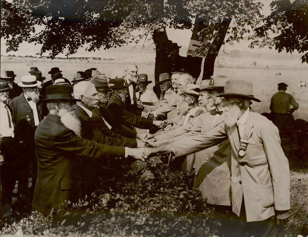 Photograph from Gettysburg Veteran reunion.