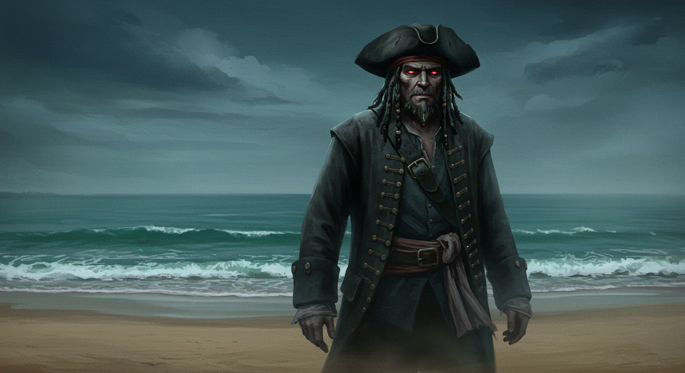 The legend of Blackbeard the pirate.