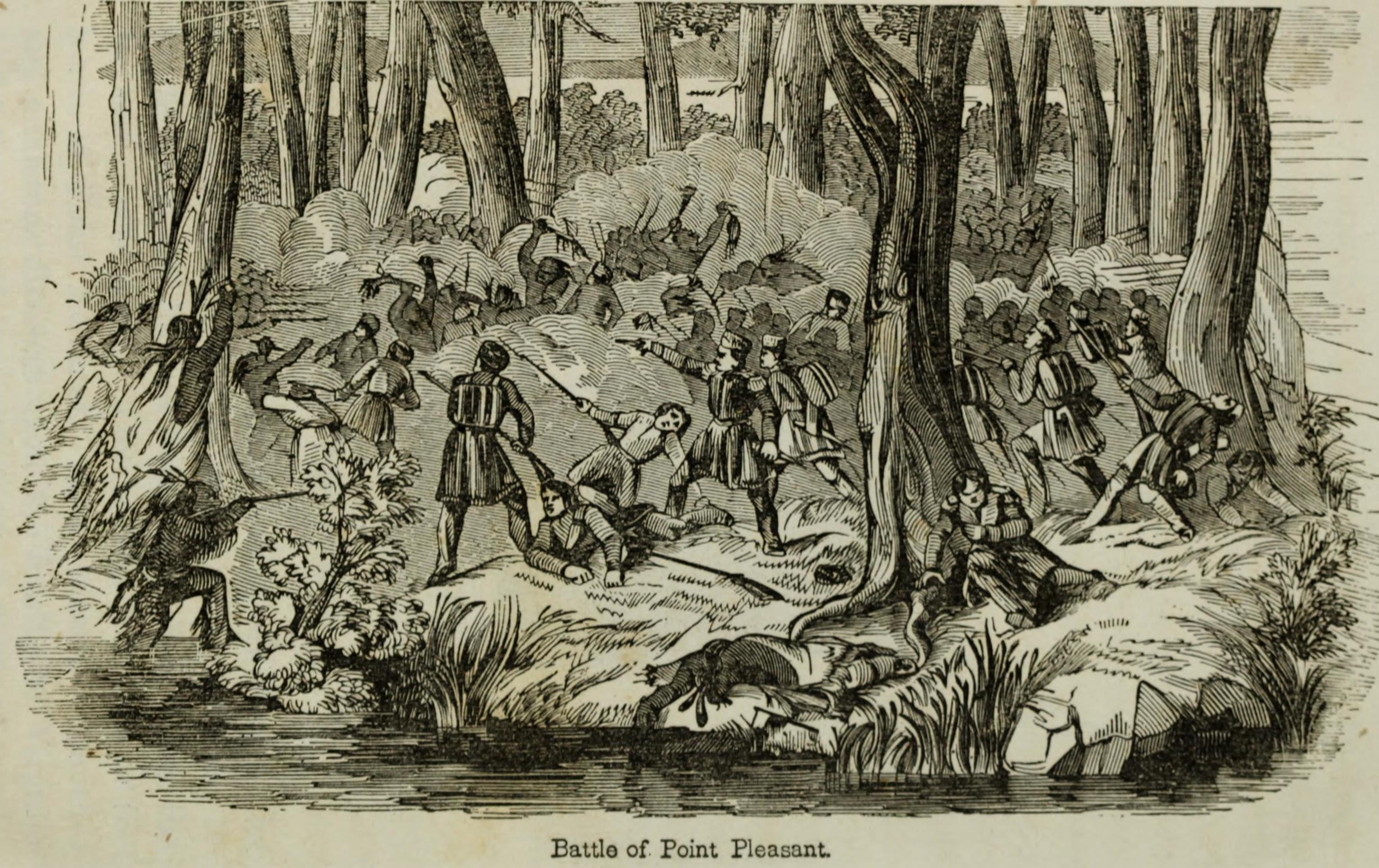 The Battle of Point Pleasant, also known as the Battle of Kanawha and the Battle of Great Kanawha, was the only major action of Dunmore's War.